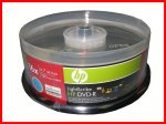 HP DVD-R LightScribe mv1.2 16x, 4.7GB, 25-pack